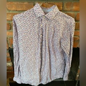 Emmanuel Berg Mens Large Dress Shirt